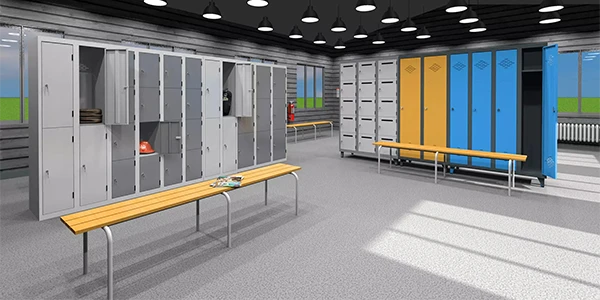 El vestuario metálico para industria limpia