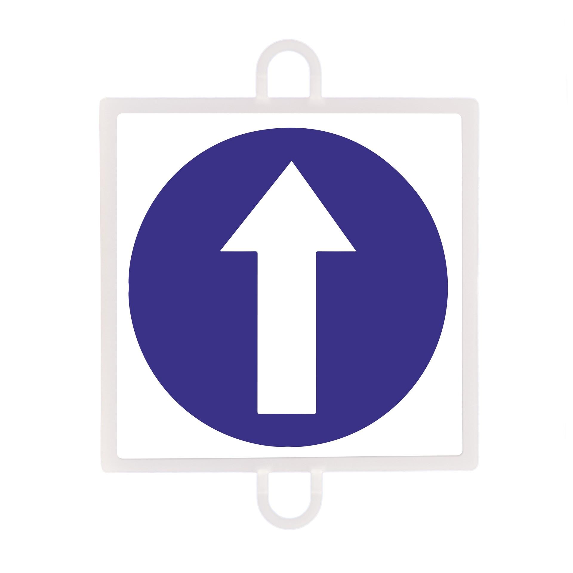 PANEL DE SEÑALIZACIÓN TRÁFICO DE OBLIGACIÓN Nº 1 (SENTIDO) - SOFTEE