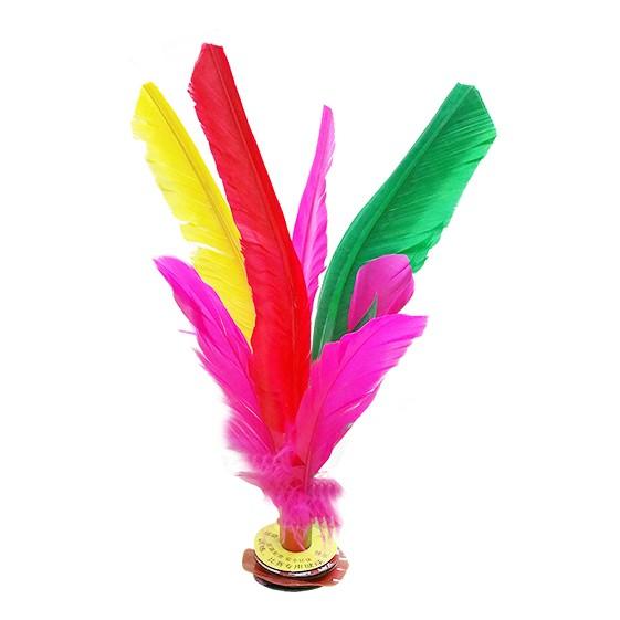 LOTE 5 INDIAKAS FÚTBOL PLUMA 21CM - SOFTEE