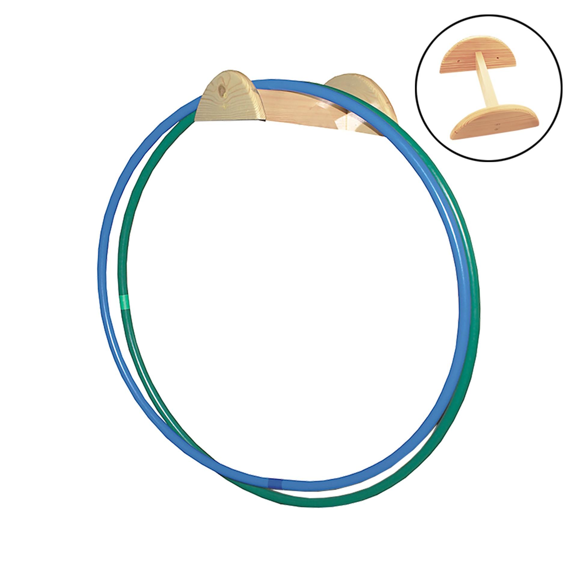 SOPORTE MADERA PARA AROS/CUERDAS - SOFTEE