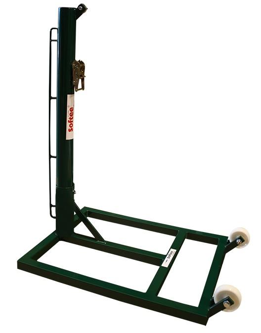 JUEGO POSTES TENIS METÁLICOS Ø 80MM TRASLADABLES - SOFTEE
