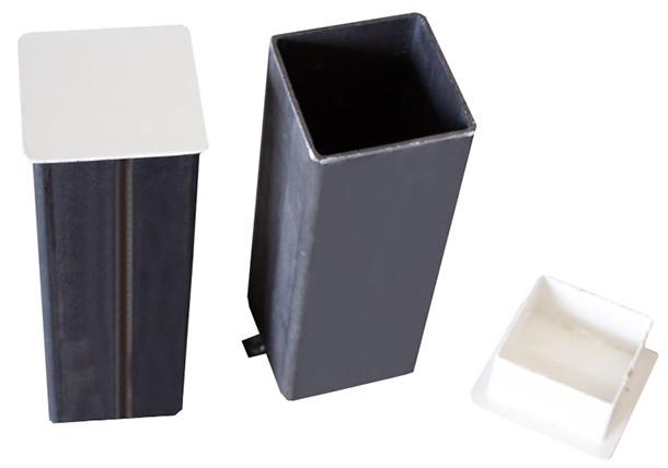 JUEGO BOTES PARA POSTES METÁLICOS CUADRADOS - SOFTEE