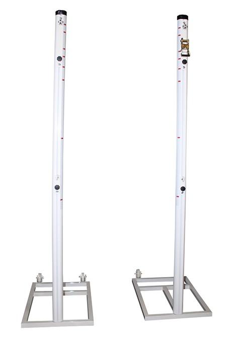 JUEGO POSTES MULTIALTURAS ALUMINIO TUBO DE 90MM TRASLADABLES - SOFTEE