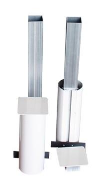 JUEGO POSTES VOLEIBOL FIJOS ALUMINIO Ø 90MM - SOFTEE