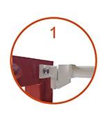 JGO PORTERÍAS F.SALA/BALONMANO ALUMINIO80X80MM ABATIBLES - SOFTEE