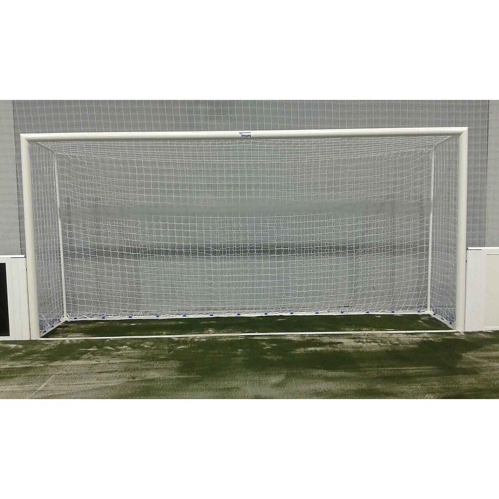 JUEGO PORTERÍAS FÚTBOL INDOOR ALUMINIO TRASLADABLES TUBO 90 MM - SOFTEE