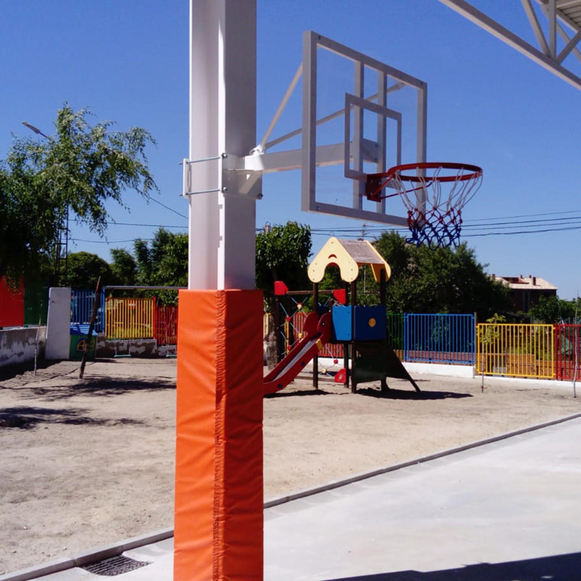 JGO CANASTA MINIBASKET FIJA A VIGA VUELO 1 M - SOFTEE