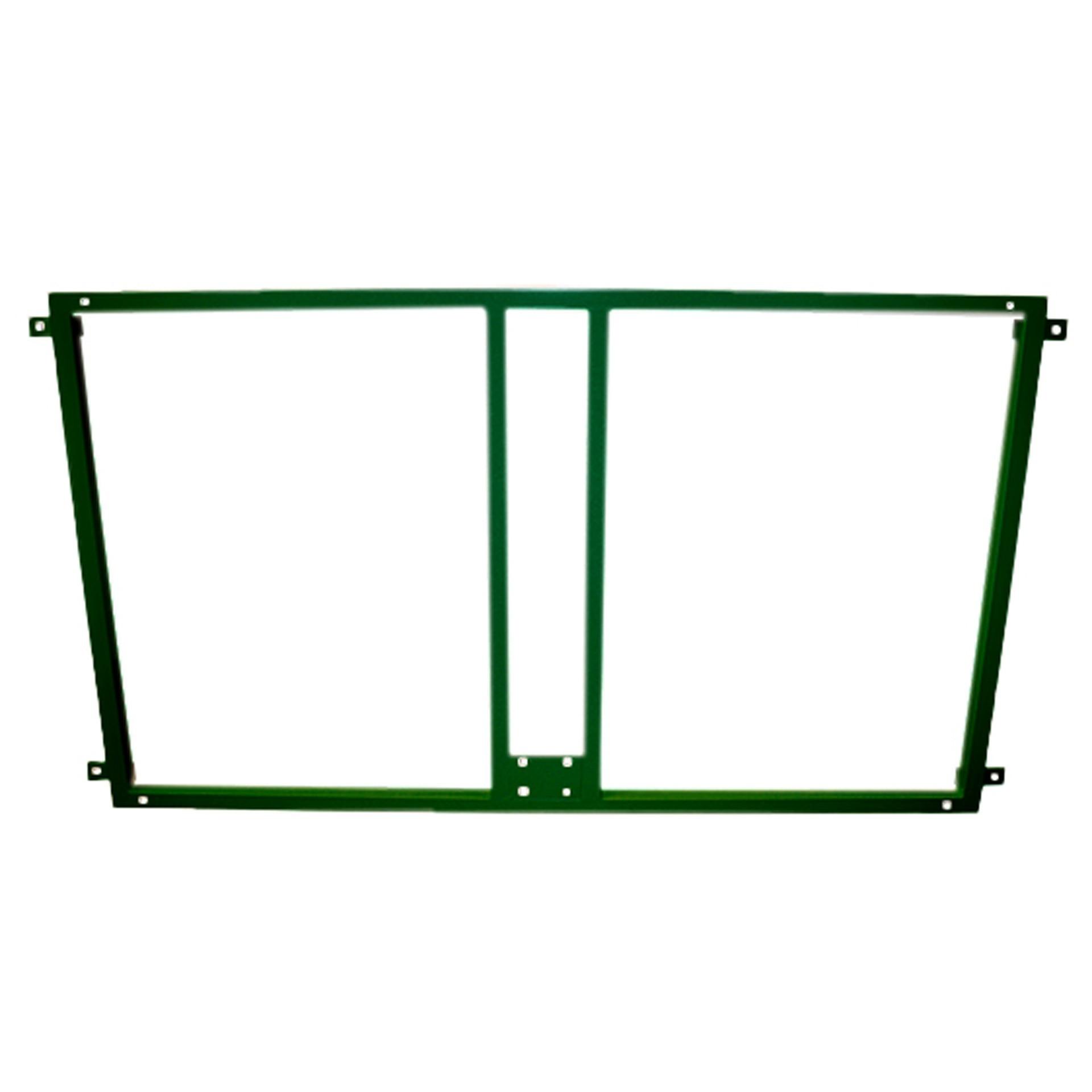 SOPORTE METALICO PARA SUJECCION TABLERO Y ARO BALONCESTO A LA PARED - VERDE - SOFTEE