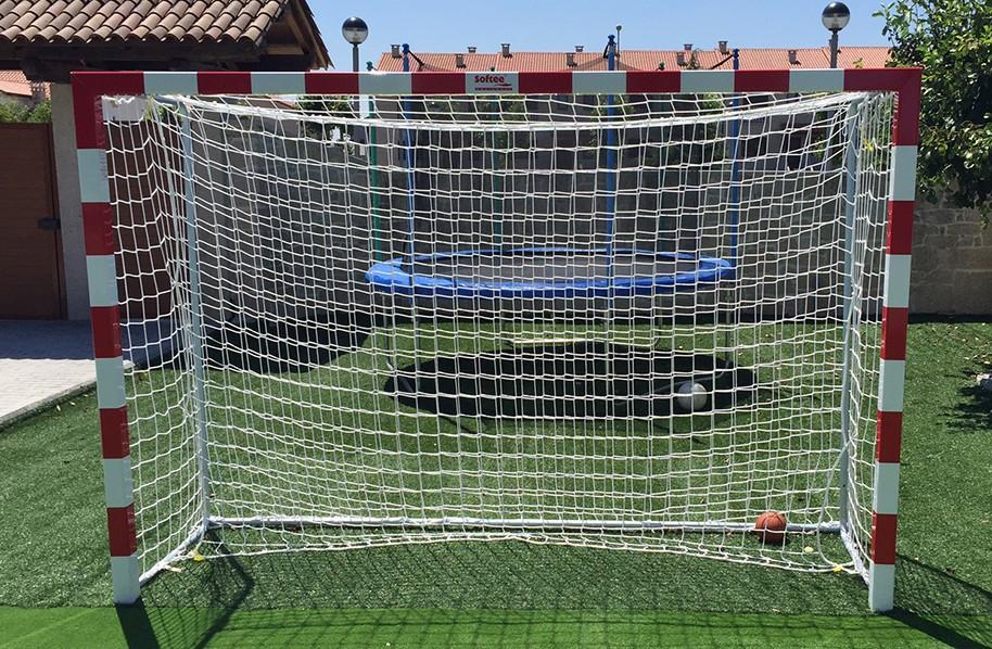 JUEGO CORTINAS AMORTIGUADORAS FÚTBOL SALA/BALONMANO 4MM LINEA PREMIUM BLANCO - SOFTEE