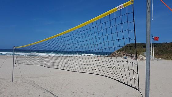 RED VOLEY PLAYA 3 MM LINEA PREMIUM CON CINTA AMARILLA - SOFTEE