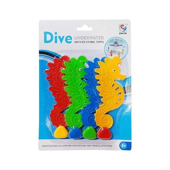 SET ACUÁTICO 4 CABALLITOS DE MAR - SOFTEE