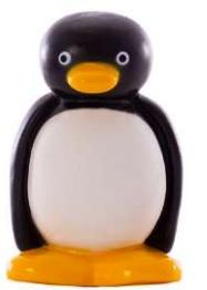 PINGÜINO DE GOMA PEQUEÑO - SOFTEE