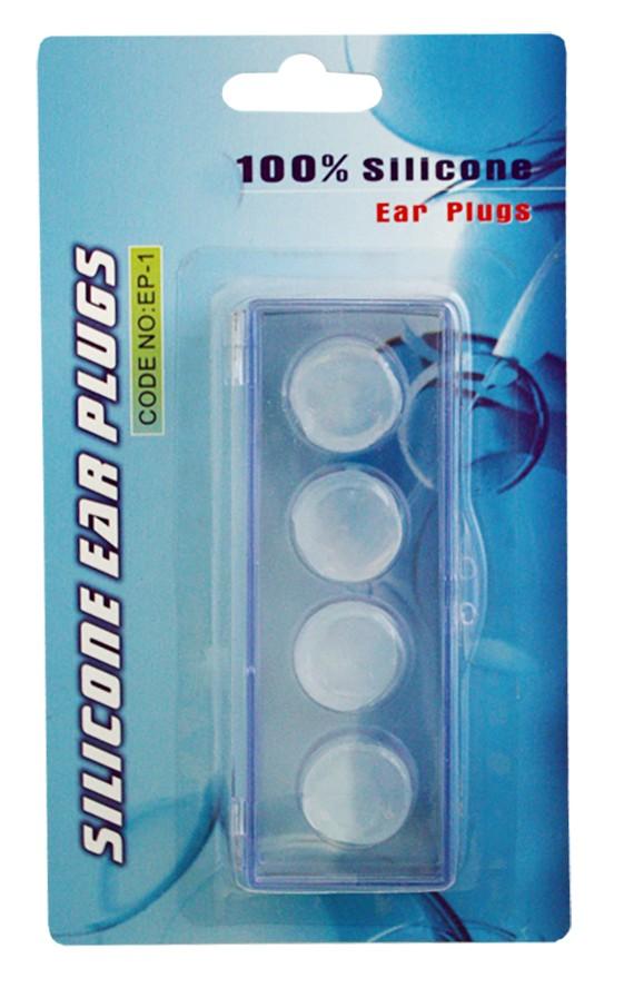 JUEGO 4 UNIDADES TAPONES OÍDO SILICONA - SOFTEE