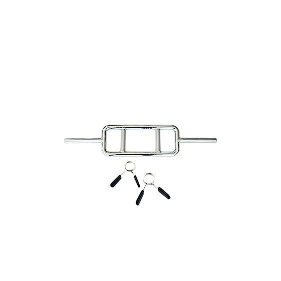 BARRA BICEPS / TRÍCEPS CON FIJACIONES MUELLE - SOFTEE