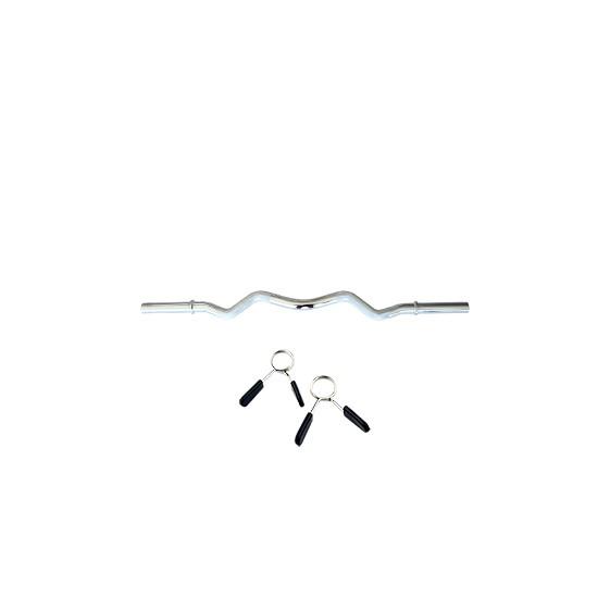 BARRA Z BÍCEPS CON FIJACIONES MUELLE - SOFTEE