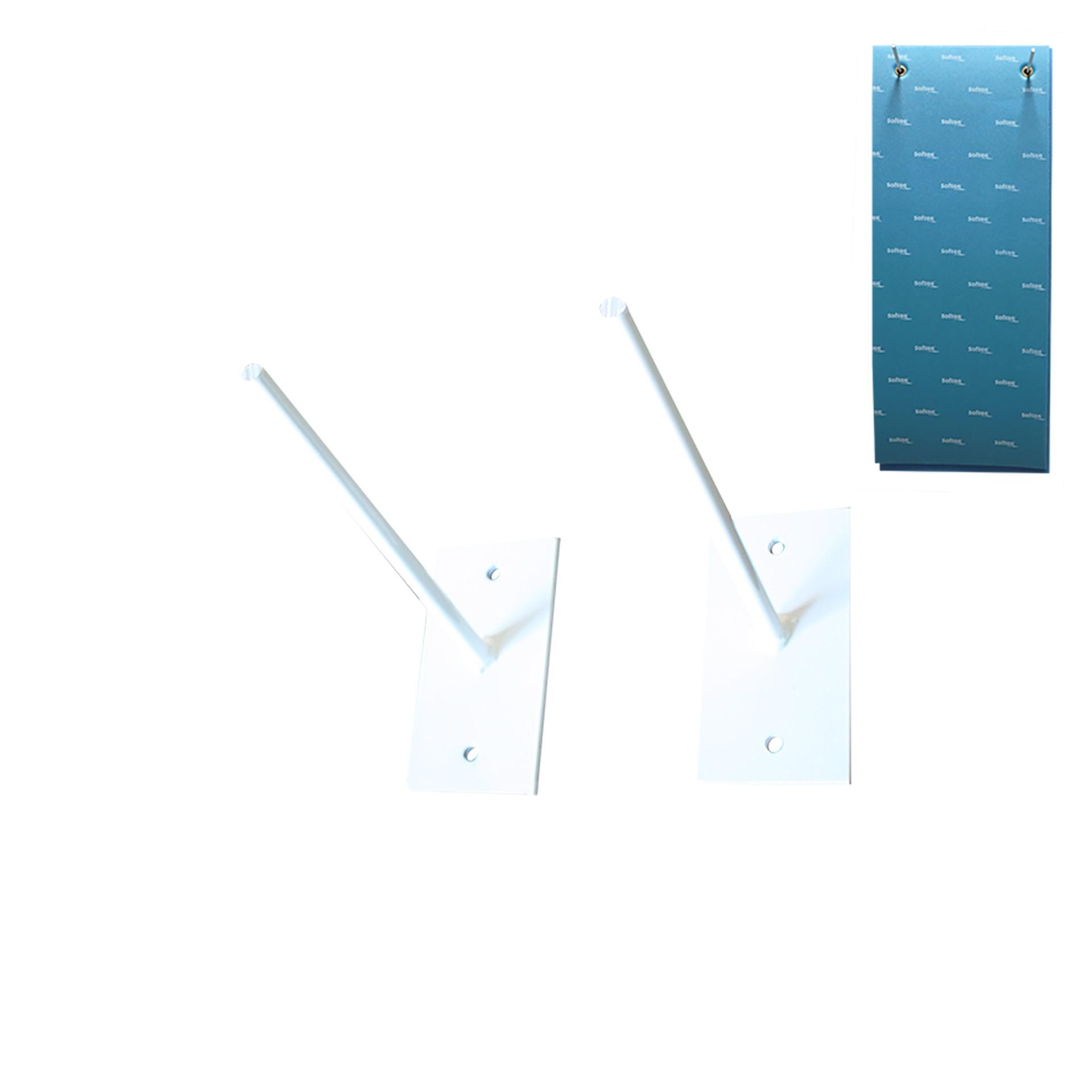 SOPORTE PARED COLCHONETA CON AGUJEROS 2 PIEZAS - SOFTEE