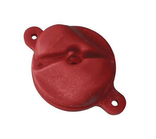 LOTE 25 GANCHOS SUJECIÓN RED PORTERÍA FÚTBOL ROJO - SOFTEE