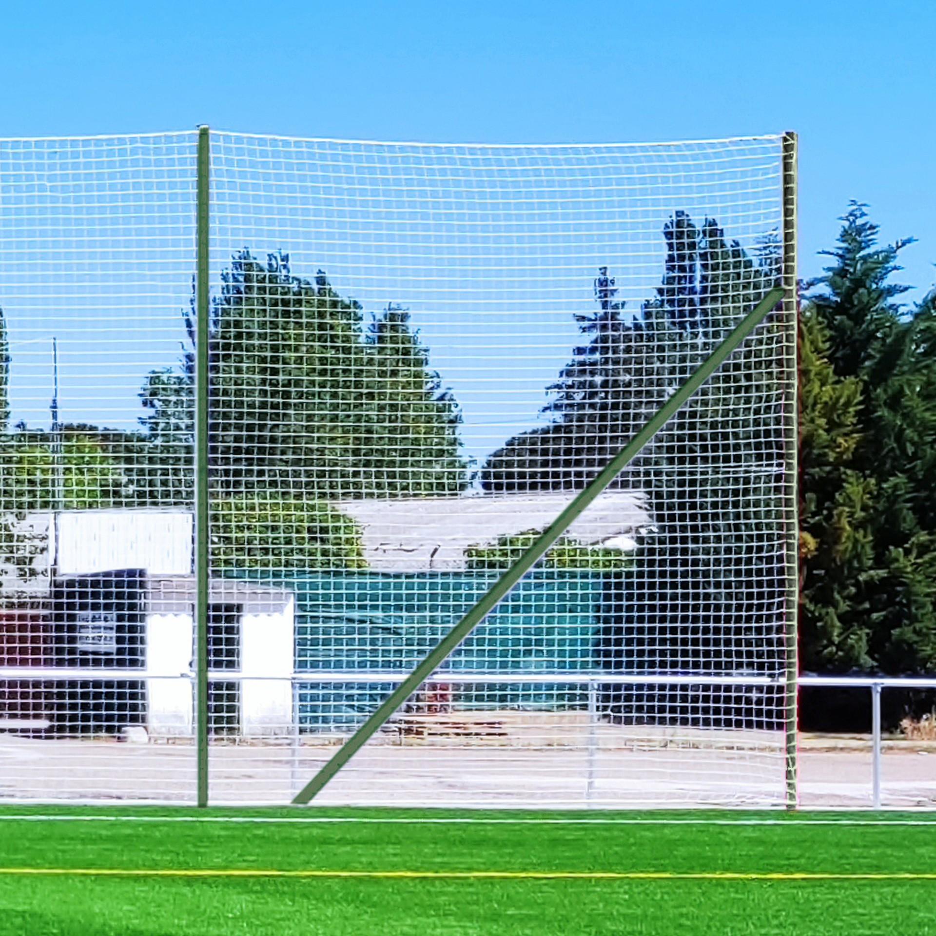 POSTE REFUERZO METÁLICO PARA RED PROTECCIÓN SIN BOTES - SOFTEE