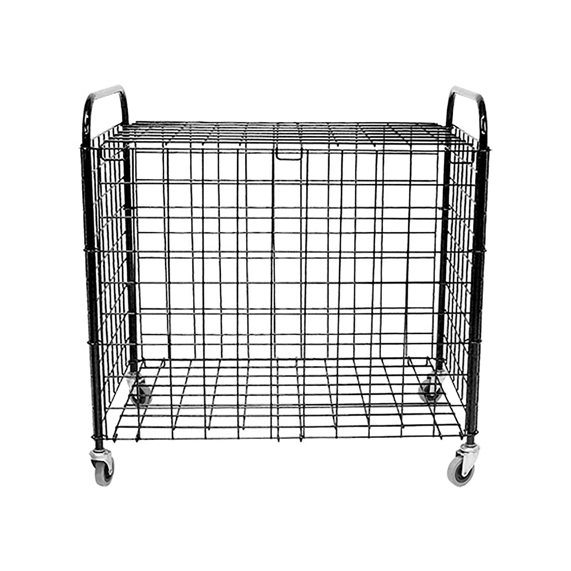 CARRO PORTABALONES ACERO PLEGABLE CON RUEDAS Y TAPA - SOFTEE