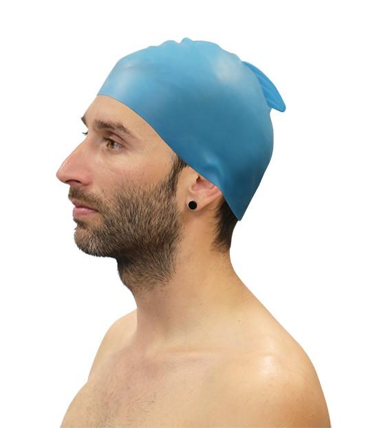 GORRO NATACIÓN SILICONA CON ALETA - SOFTEE