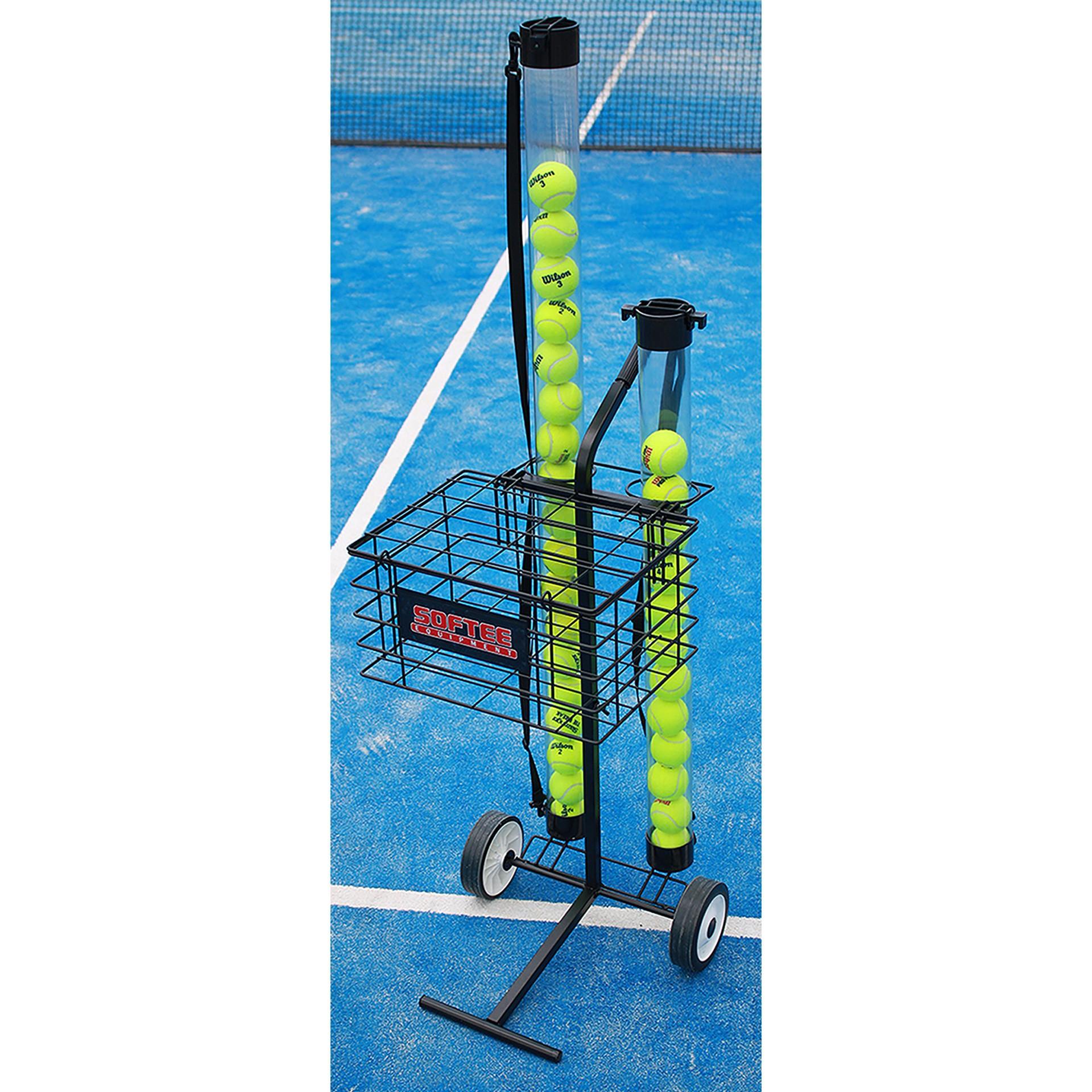CARRO PORTAPELOTAS TENIS / PÁDEL 80 PELOTAS - SOFTEE
