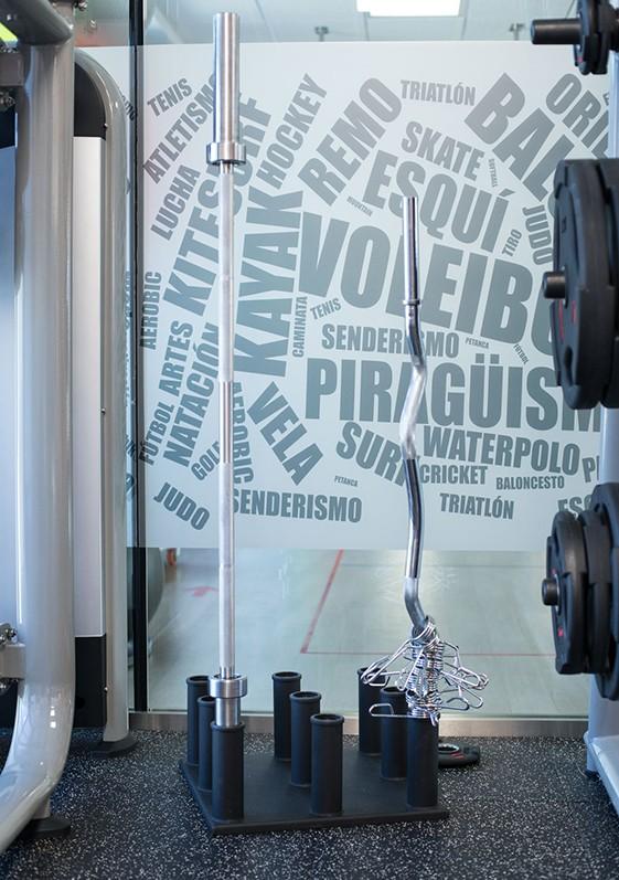 SOPORTE VERTICAL BARRAS OLÍMPICAS50MM - SOFTEE