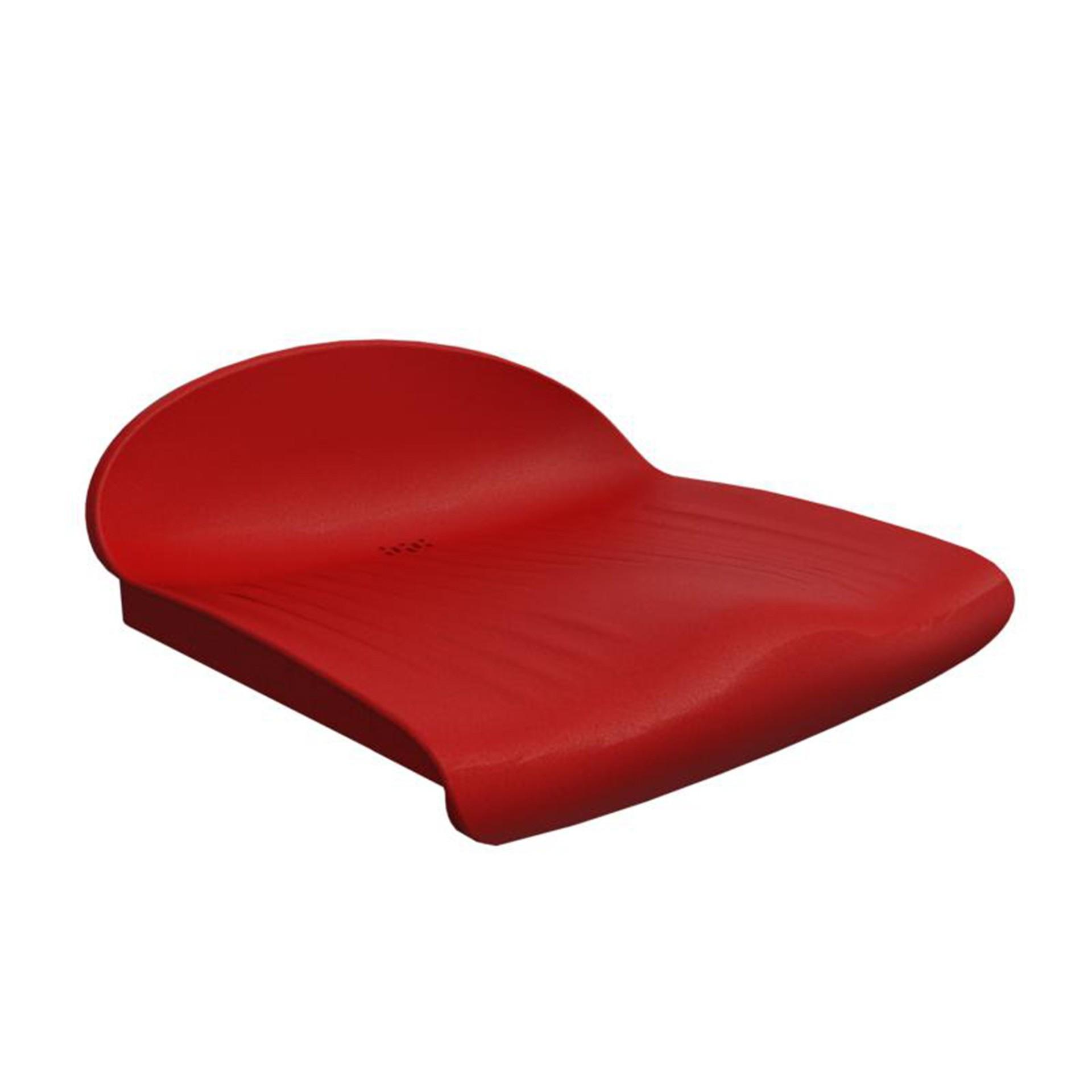 ASIENTO PVC SIN RESPALDO SPARK SR M4 ROJO - SOFTEE