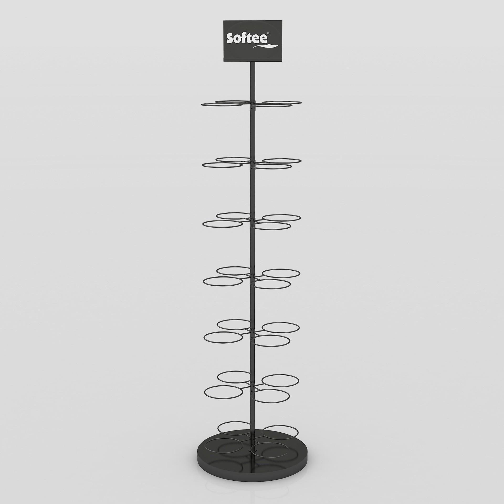 RACK EXPOSITOR BALONES ESTILO ÁRBOL ROTATIVO - SOFTEE