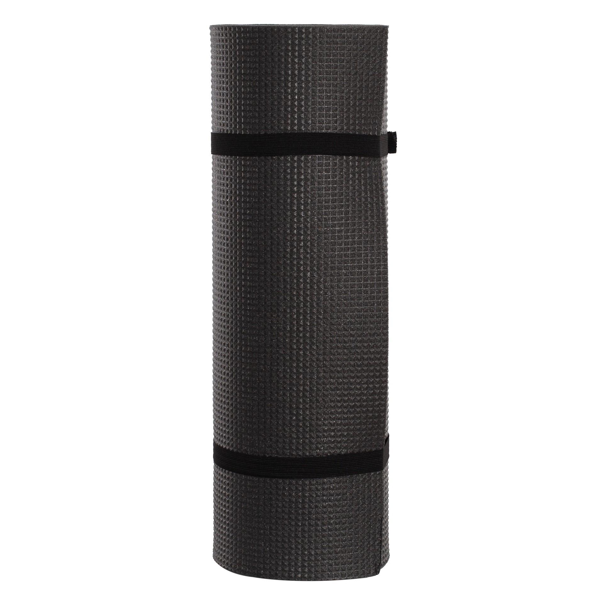 COLCHONETA CAMPING MONOCOLOR NEGRO - SOFTEE