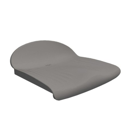 ASIENTO PVC SIN RESPALDO SPARK SR M4 GRIS - SOFTEE