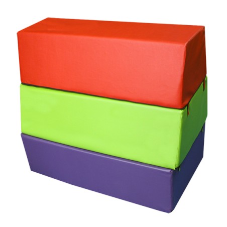 PLINTON DESMONTABLE PIRAMIDAL DE ESPUMA -TRES PIEZAS- 100X60X90CM - SOFTEE
