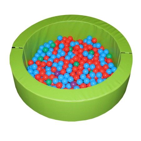 PISCINA REDONDA LLENADO PELOTAS,  DIAMETRO Ø 150CM X 40CM ALTO X 15CM ANCHO - SOFTEE