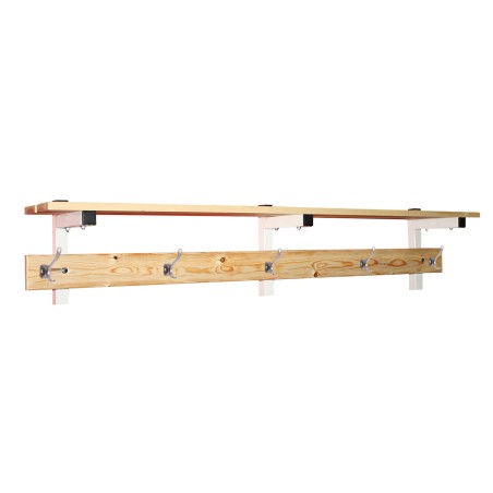 PERCHERO CON ESTANTE SUPERIOR - SOFTEE