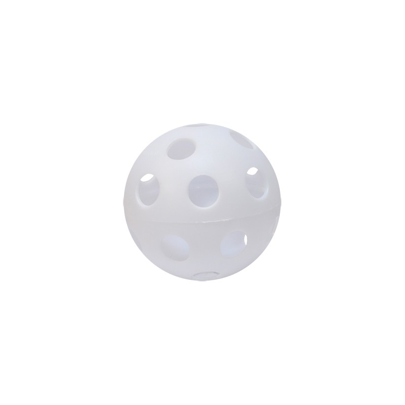 PELOTA HOCKEY/FLOORBALL CON AGUJEROS 70 MM - SOFTEE