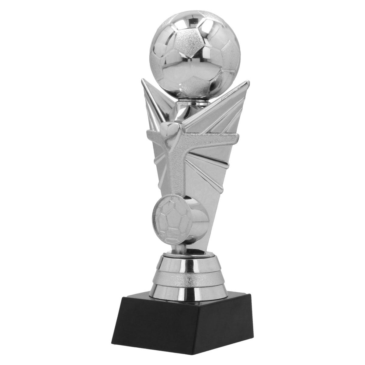 TROFEO FUTBOL PLATA 19 cm