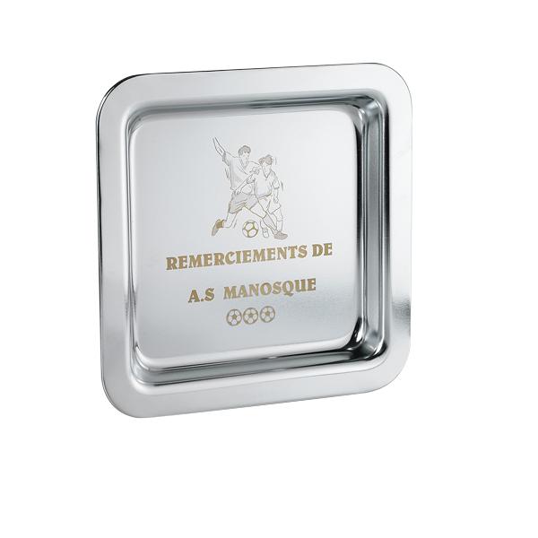 PLATO CONMEMORATIVO  13 x 13 cm