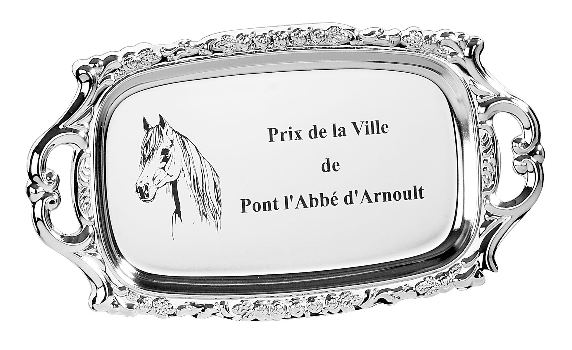 PLATO CONMEMORATIVO 21x11 cm