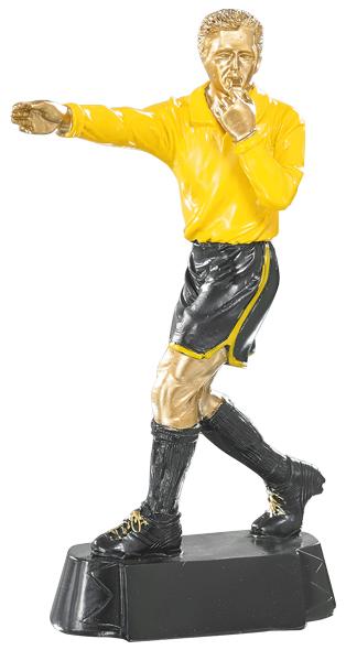 RESINA ARBITRO FUTBOL 20 CM