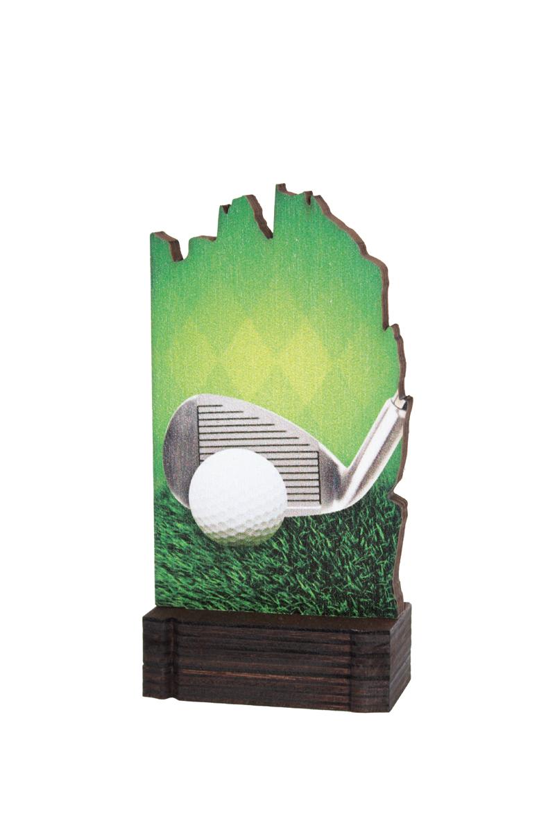TROFEO MADERA GOLF 13 CM
