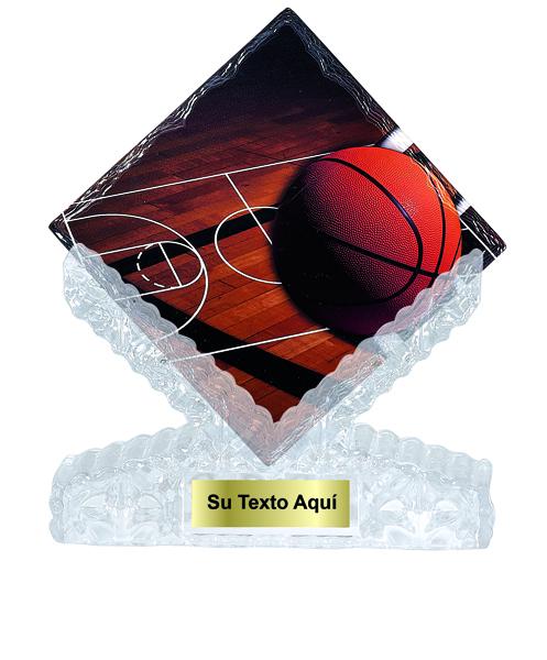 TROFEO CERAMICA BALONCESTO 25 cm