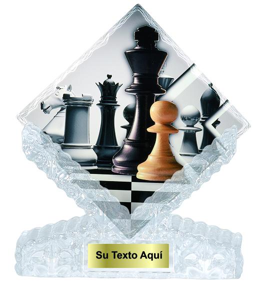 TROFEO CERAMICA AJEDREZ 25 cm