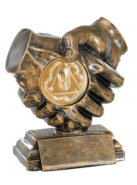 RESINA AMISTAD 15 CM