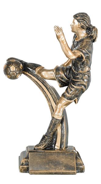 RESINA FUTBOL FEMENINO 26 CM