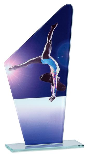 TROFEO CRISTAL GIM. 22 cm