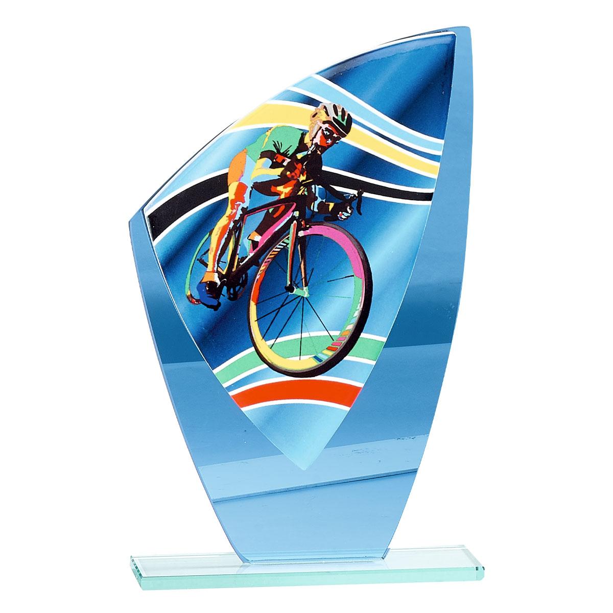 TROFEO DE CRISTAL / CERÁMICA CICLISMO