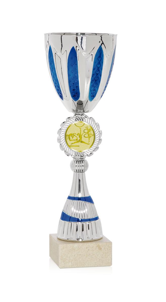 COPA ECONOMICA PORTADISCO PLATA/AZUL 50 mm