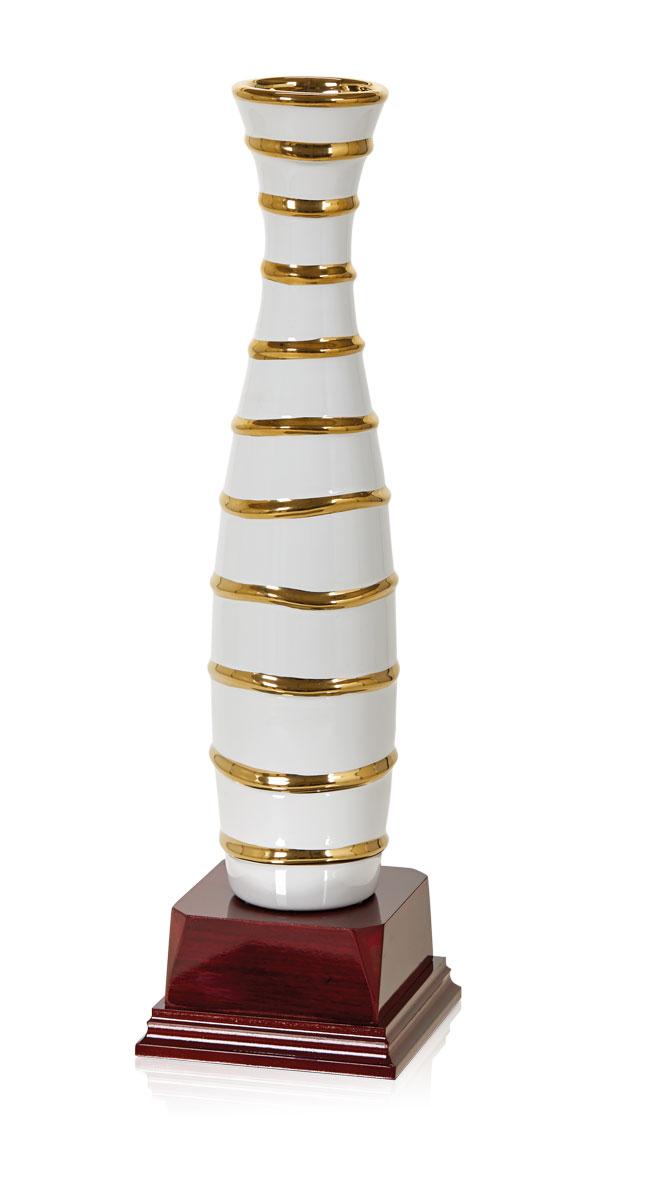 COPA CERÁMICA ORO/BLANCO