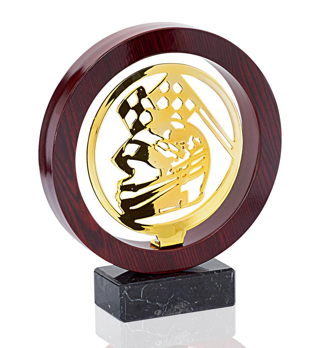 TROFEO MADERA/METAL MOTOR