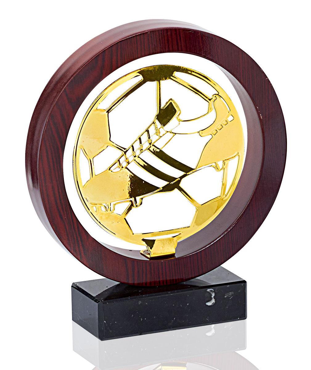 TROFEO MADERA/METAL FÚTBOL