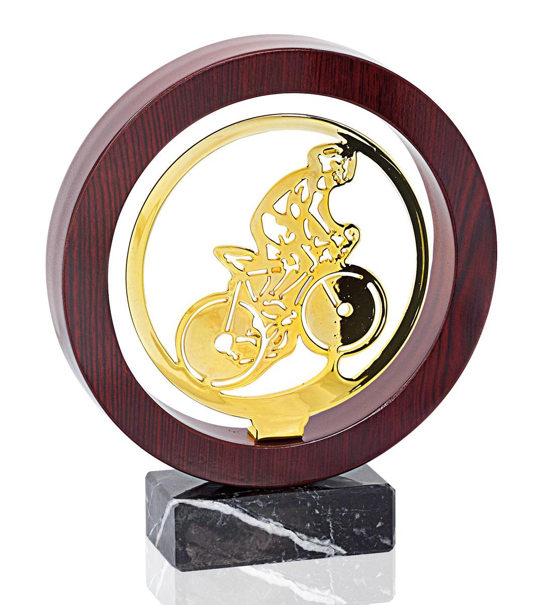 TROFEO MADERA/METAL CICLISMO